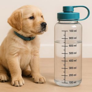 Puppy Training Water Bottle Graduated Marks