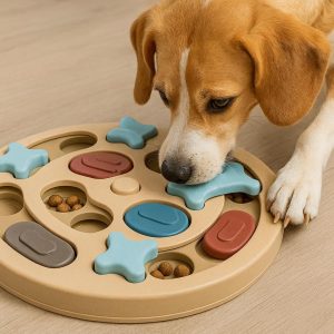 Interactive Dog Puzzle Toy Treat Dispenser