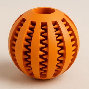 Natural Rubber Dental Chew Ball Medium Dogs